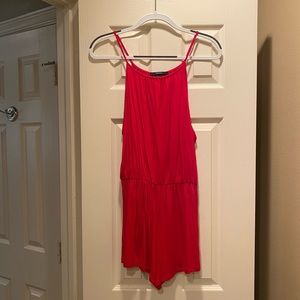 Red romper (size medium)